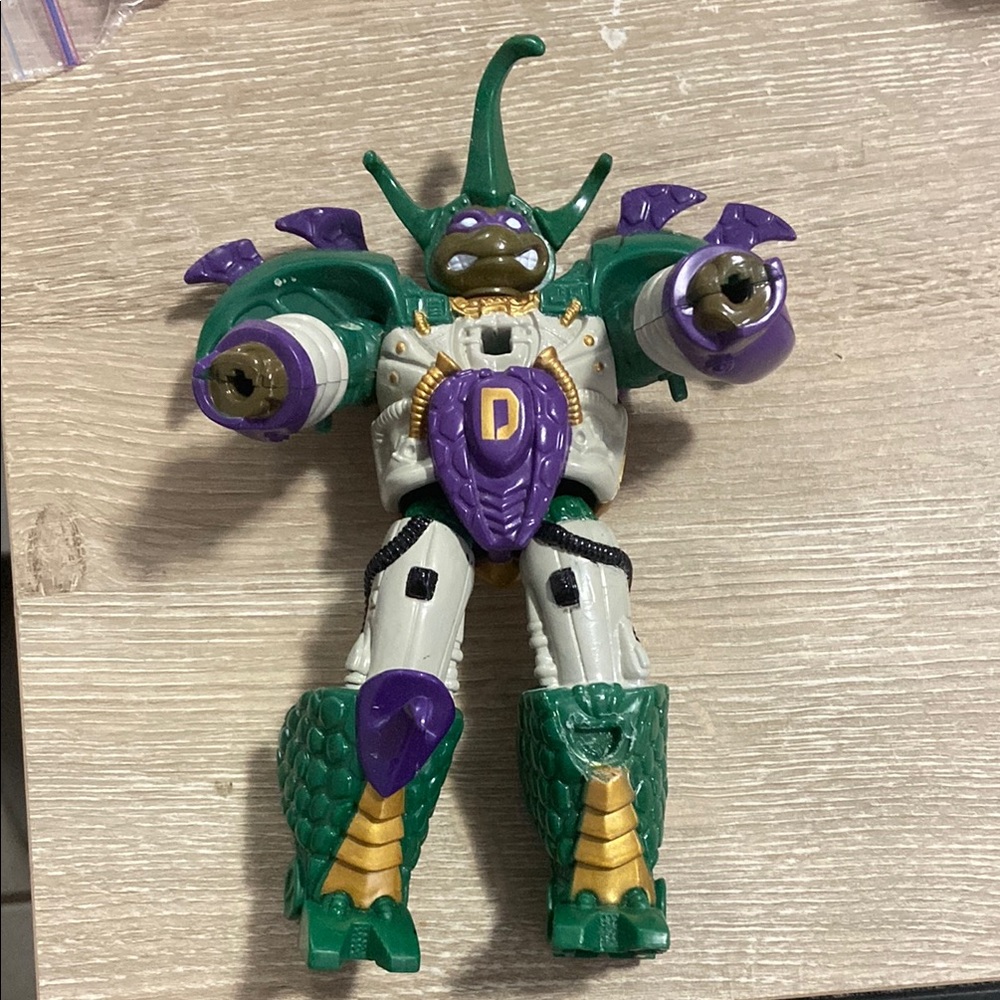1994 Teenage Mutant Ninja Turtles Cyber Samurai Don Action Figure TMNT